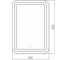 Зеркало SILVER MIRRORS Malta neo 550x800 мм, сенсорный выключатель LED-00002414 3