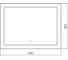 Зеркало SILVER MIRRORS Norma neo 1000x800 мм, сенсорный выключатель LED-00002493 2