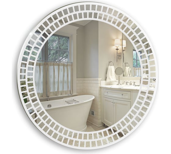 Зеркало SILVER MIRRORS Оникс D770 мм, сенсорный выключатель LED-00002505 1