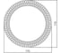 Зеркало SILVER MIRRORS Оникс D770 мм, сенсорный выключатель LED-00002505 2
