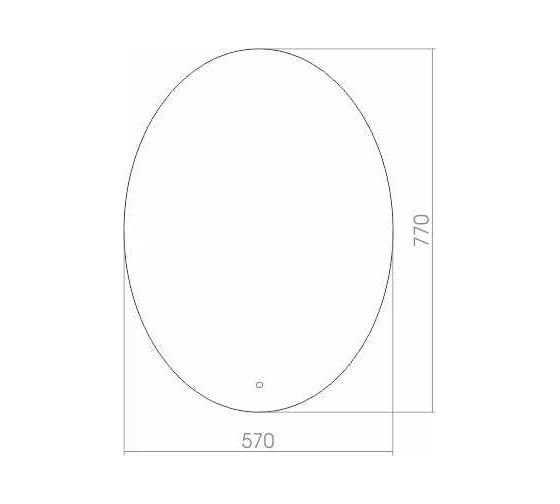 Зеркало SILVER MIRRORS Анжу 570х770 мм, сенсорный выключатель ФР-00000953