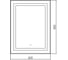 Зеркало SILVER MIRRORS Саурон 600х800 мм, сенсорный выключатель LED-00002510 2