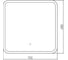 Зеркало SILVER MIRRORS Stiv-Lite 700х685 мм, открытая подсветка, сенсорный выключатель LED-00002575 2