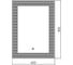 Зеркало SILVER MIRRORS Barcode 600х800 мм, сенсорный выключатель ФР-00002132 2