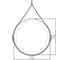 Зеркало SILVER MIRRORS Капитан D710 мм, бесконтактный сенсор, черная кожа LED-00002390 2