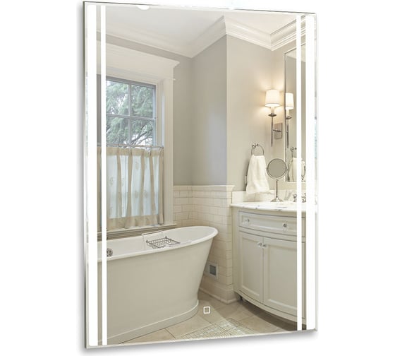 Зеркало SILVER MIRRORS Aldo 600х800 мм, сенсорный выключатель LED-00002528