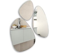 Комплект зеркал SILVER MIRRORS Molecula бесконтактный сенсор, 3 элемента LED-00002546