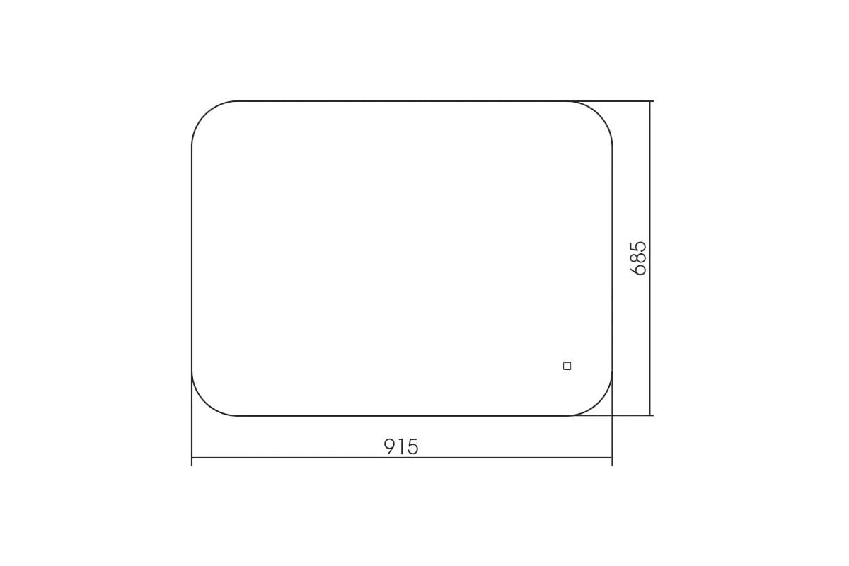 Зеркало SILVER MIRRORS Шампань 915х685 мм, открытая подсветка, cенсорный  выключатель, горизонтальное/вертикальное LED-00002597 - выгодная цена,  отзывы, характеристики, фото - купить в Москве и РФ