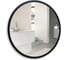 Зеркало SILVER MIRRORS Манхэттен D600 мм, металлическая рама, черный ФР-00002413 1