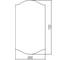 Зеркало SILVER MIRRORS Вальс 400х720 мм ФР-00002384 2