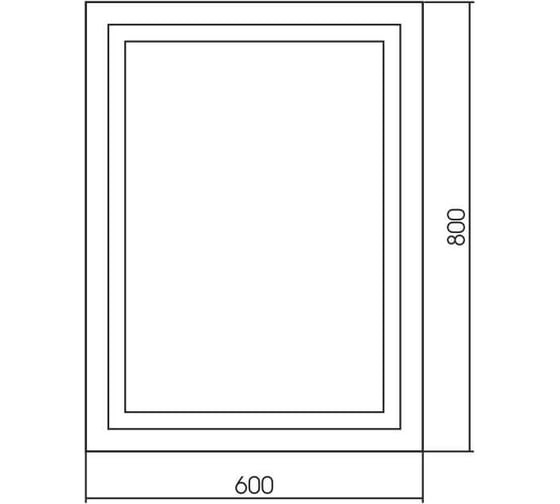 Зеркало SILVER MIRRORS Румба 600х800 мм ФР-00002403