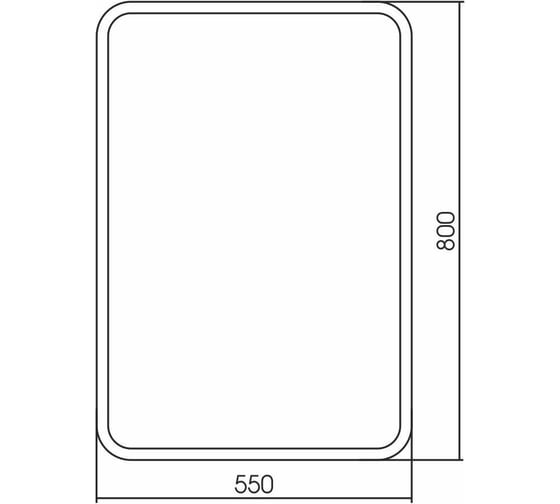 Зеркало SILVER MIRRORS Сальса 550х800 мм ФР-00002398