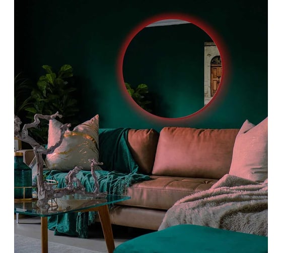 Зеркало SILVER MIRRORS Savanna RGB D1000 мм, SMART-управление LED-00002603
