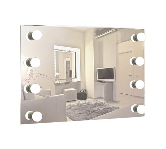 Зеркало SILVER MIRRORS Антураж 1000х800 мм, гримерное, 8 ламп ФР-00002173