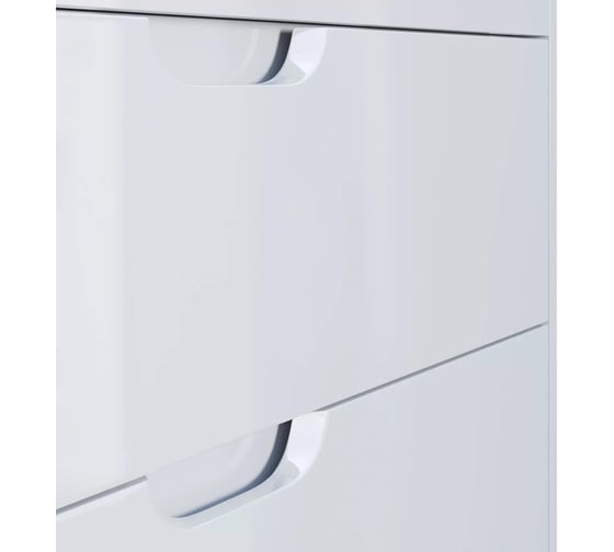 Тумба под раковину для ванной Uperwood Modul 100 см, подвесная, глянцевая, белая 2930205154