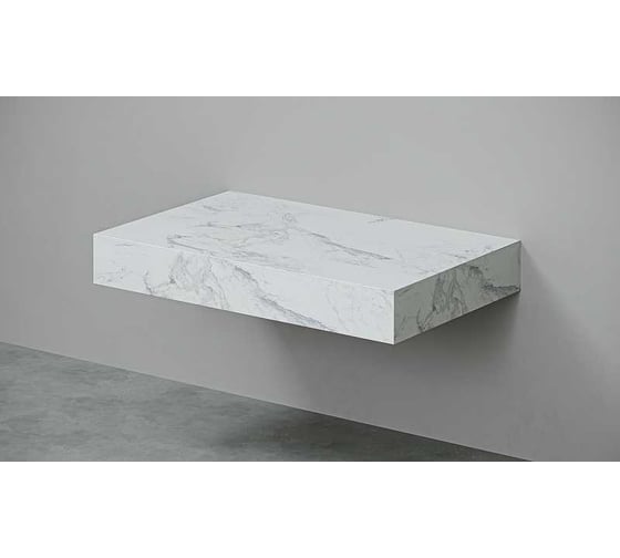 Столешница Velvex Unit 80, белый мрамор st.UNI.80-630
