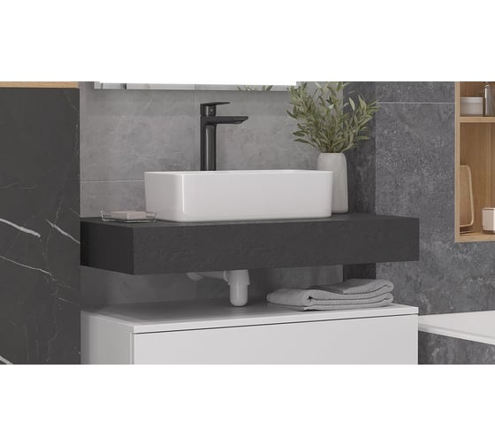 Столешница Velvex Unit 60, графит st.UNI.60-627
