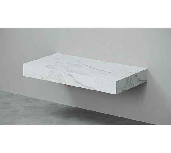 Столешница Velvex Unit 100, белый мрамор st.UNI.100-630