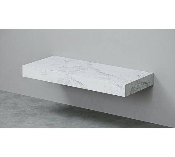 Столешница Velvex Unit 120, белый мрамор st.UNI.120-630