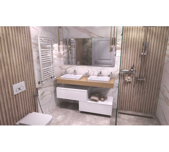 Столешница Velvex Unit 160, дуб французский st.UNI.160-67