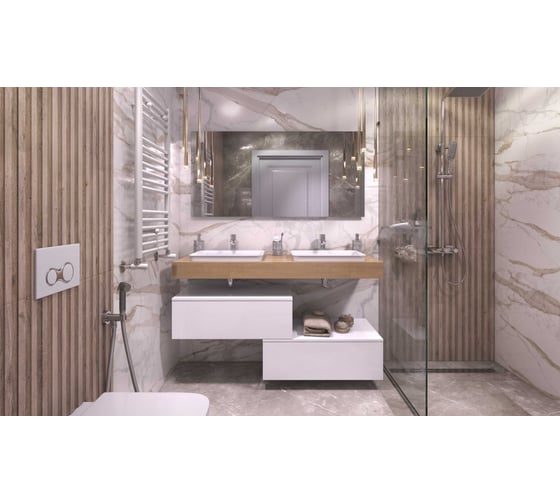 Столешница Velvex Unit 160, дуб французский st.UNI.160-67