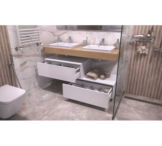 Столешница Velvex Unit 160, дуб французский st.UNI.160-67
