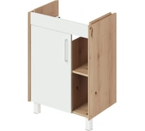 Напольная тумба под раковину IKA lite 60 577x390x800 белый глянец 4657792951810