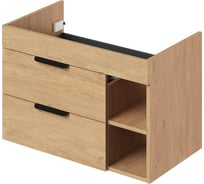 Подвесная тумба под раковину IKA левая alta 80 760x430x500 дуб каменный 4657784358047