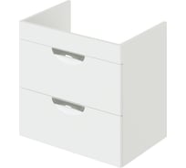 Подвесная тумба под раковину IKA адель 60 565x388x528 белый глянец 4657773608658