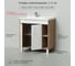 Напольная тумба под раковину IKA lite 80 782x440x800 белый глянец 4657792951896 3