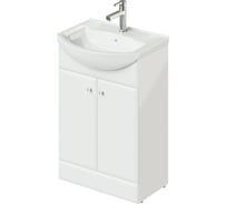 Напольная тумба под раковину ИТАНА classic 60 552x317x800 эмаль белый глянец 4657773607514