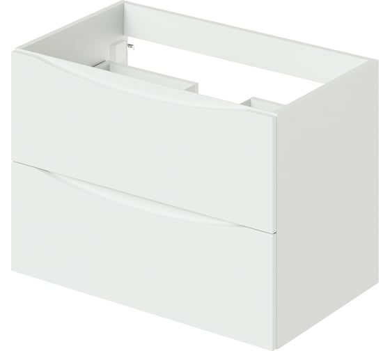 Подвесная тумба под раковину ИТАНА мишель 75 742x443x520 белый глянец 4657773608054 1