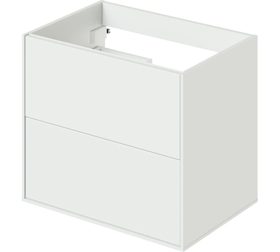 Подвесная тумба под раковину ИТАНА mia 65 640x443x550 эмаль белый глянец 4657773607552 1