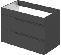 Подвесная тумба под раковину ИТАНА alexa 80 796x446x520 графит 4657784353639