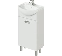 Напольная тумба под раковину IKA Вита 45 435x251x820, белый глянец 4657773608689