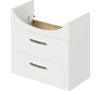 Тумба под раковину IKA siena 65 подвесная, 600x316x540 белый глянец 4657784358276