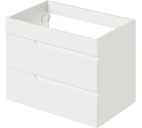 Тумба под раковину ИТАНА alexa 70 подвесная, 694x446x520 пленка белый глянец 4657784352595