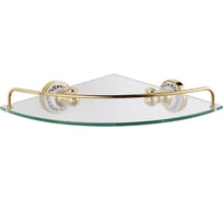 Полка стеклянная угловая FIXSEN GOLD BOGEMA G78503A
