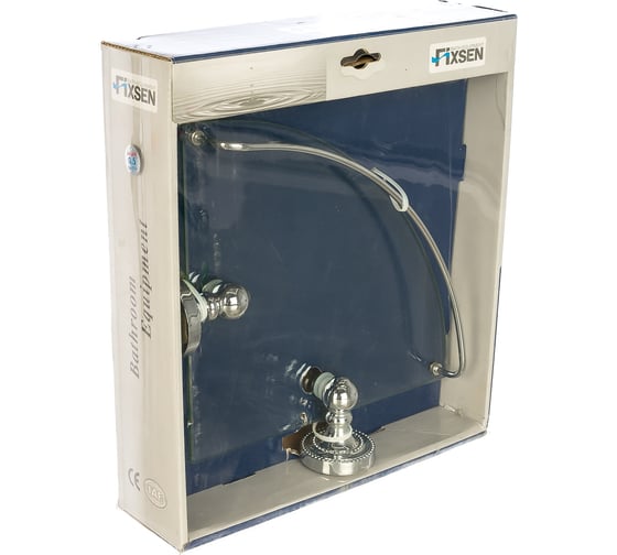 Полка стеклянная угловая FIXSEN STYLE 41103A