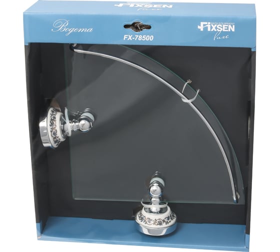 Стеклянная угловая полка FIXSEN BOGEMA 78503A