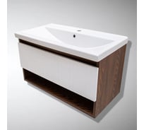 Тумба для ванной Акваль Нова 80 см. белый софт НОВА.80.23.00.N