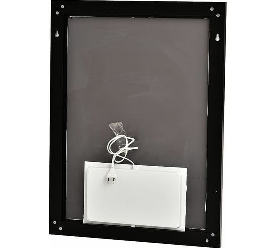 Зеркало Sintesi KANTO BLACK 60 с LED-подсветкой 600x800 SIN-SPEC-KANTO-black-60