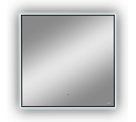 Зеркало квадратное Лофт 80x80см BOND с подсветкой и черным обрамлением Куб M36ZE-8080