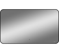 Зеркало BOND прямоугольное в стиле Loft 120x80см с подсветкой и черным обрамлением M35ZE-12080