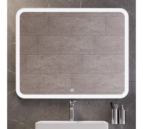 Зеркало прямоугольное 100x80см BOND с подсветкой и сенсорным диммером M39ZE-10080