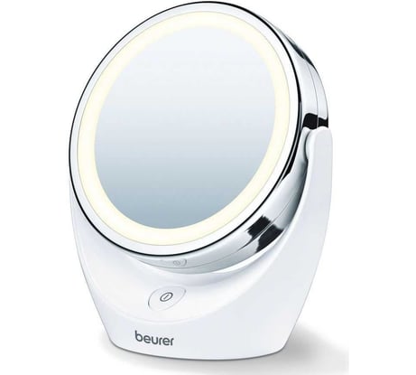 Косметическое зеркало BEURER BS49 круглое 11см настольное, белый (584.01) 1060511