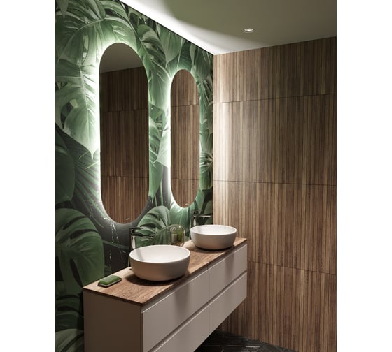Столешница из керамогранита Cersanit wood spirit 45x80 см, орех матовый ecom 64505