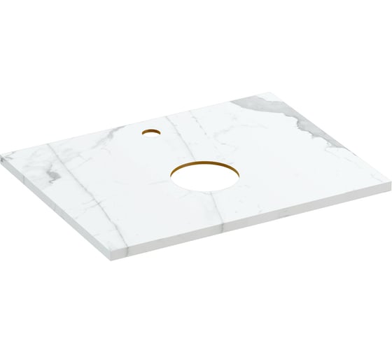 Столешница из керамогранита Cersanit stone energy 45x60 см, белый матовый ecom 64506 1
