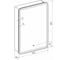 Зеркало - шкаф Sintesi CORSO 60 с LED-подсветкой 600x800 SIN-SPEC-CORSO-60 11