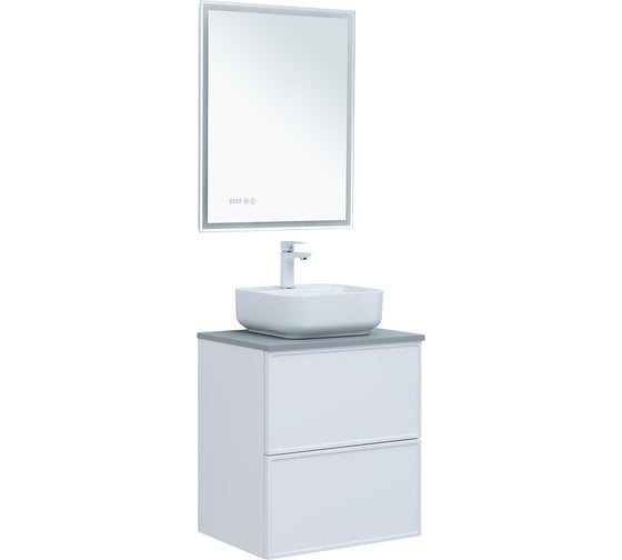 Тумба Aquanet Арт 60 белый матовый 313254 00313254